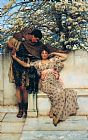 Sir Lawrence Alma-Tadema promise of spring painting